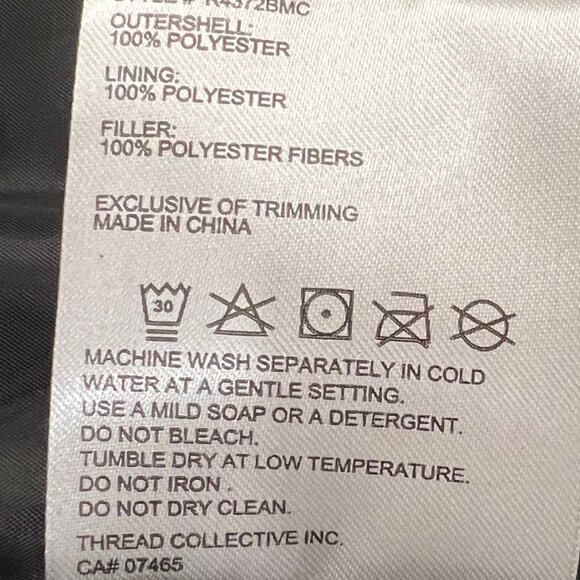 NEW Badgley Mischka Vintage Print Puffer Coat, Size L - Picture 16 of 16